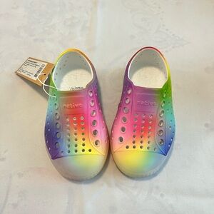 Native Kids Multicolor Slip-On Water Shoes- Jefferson Print